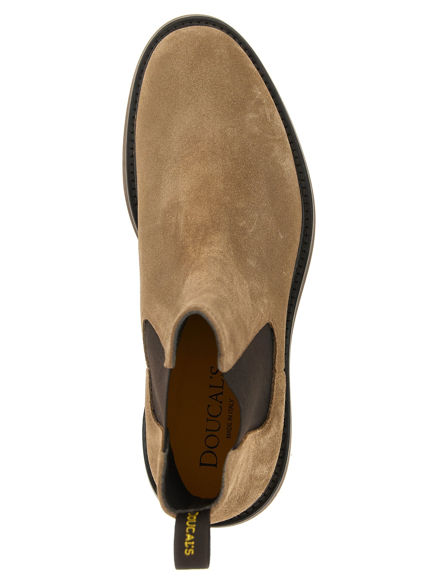 Doucal's Beige Lamb Leather Ankle Boots