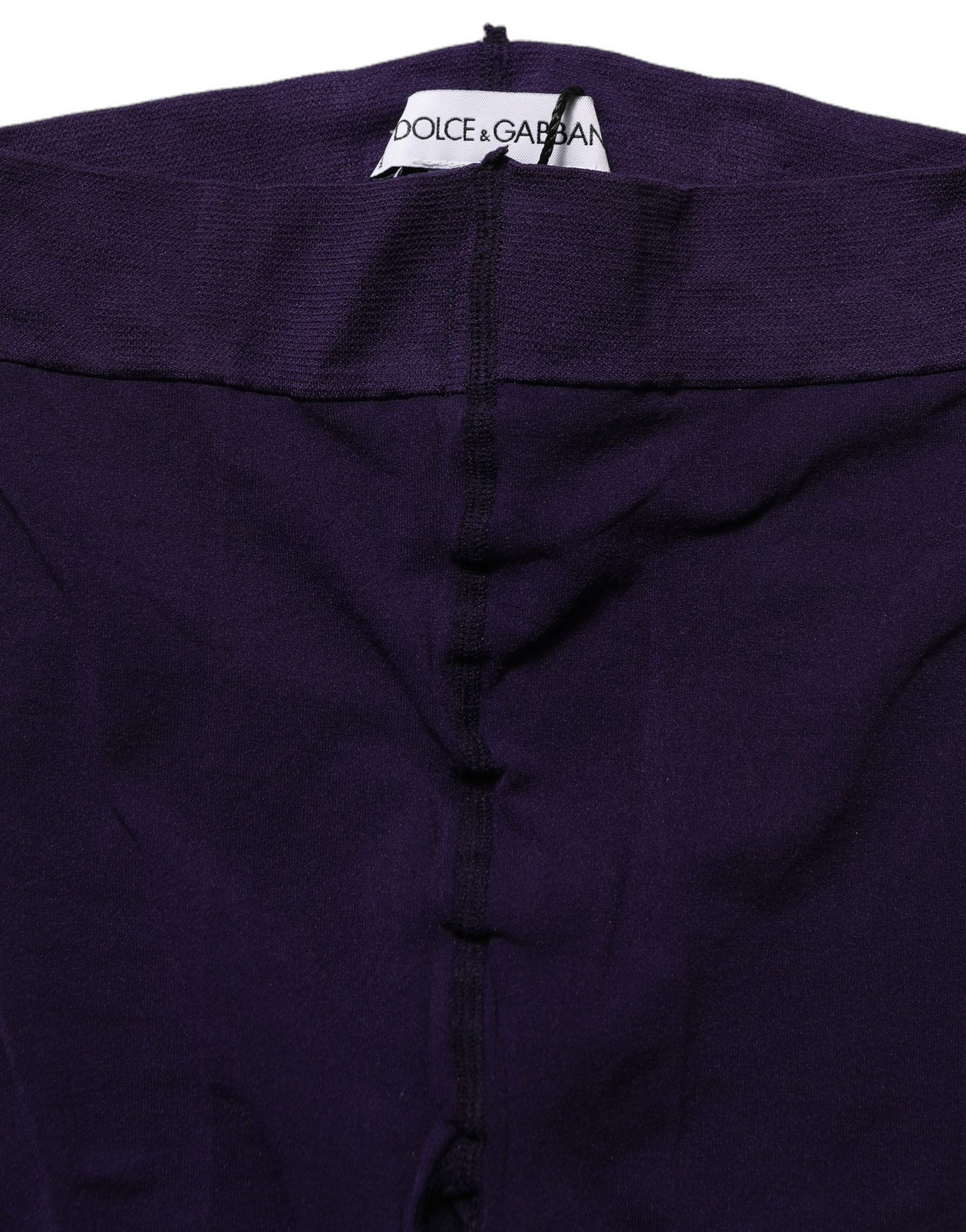 Dolce & Gabbana Violet Nylon Tights Stocking Pantyhose Socks