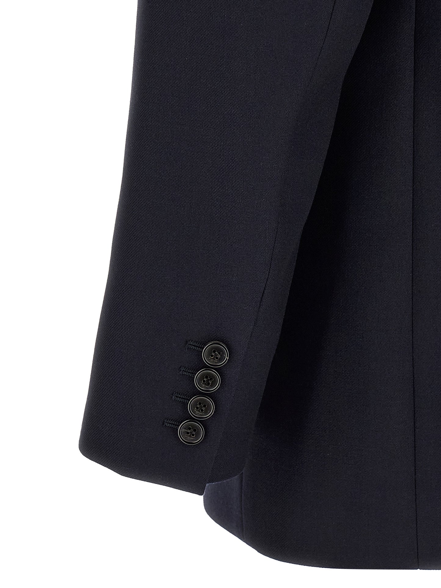 Saint Laurent Blue Wool Blazer