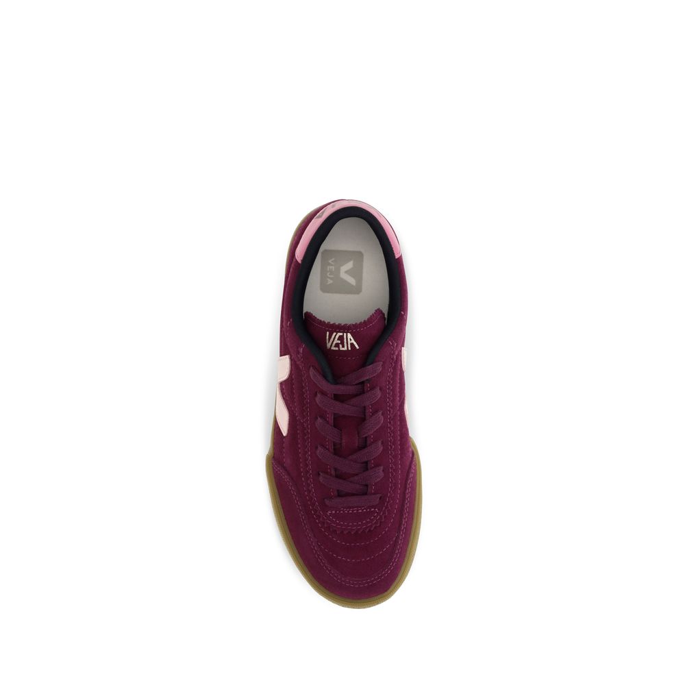 Veja Purple Suede Leather Sneakers