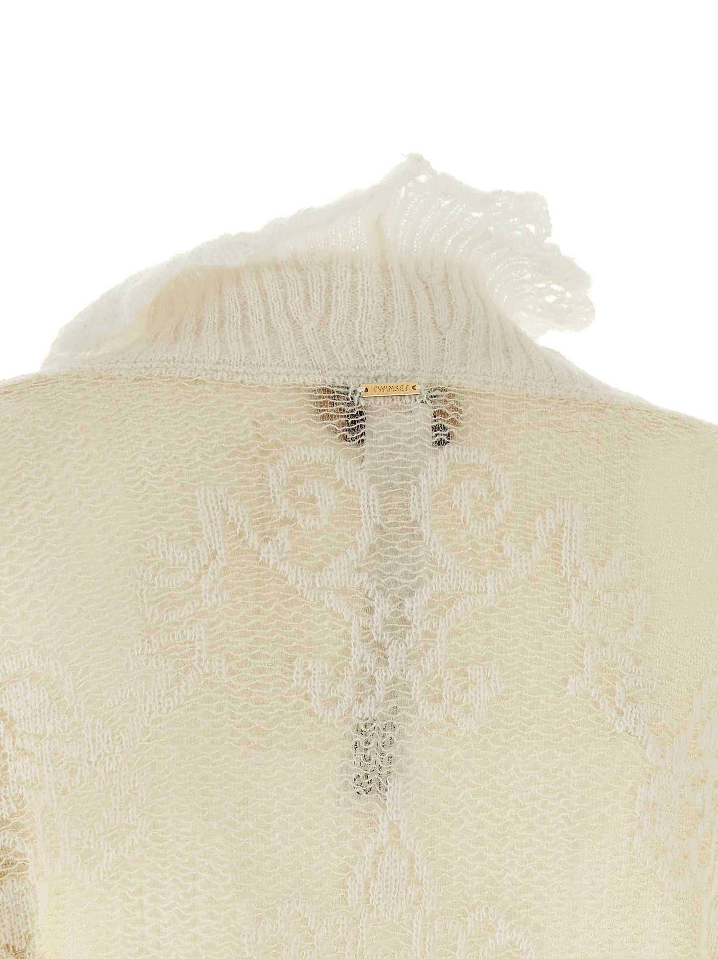 Twinset White Polyamide Cardigan