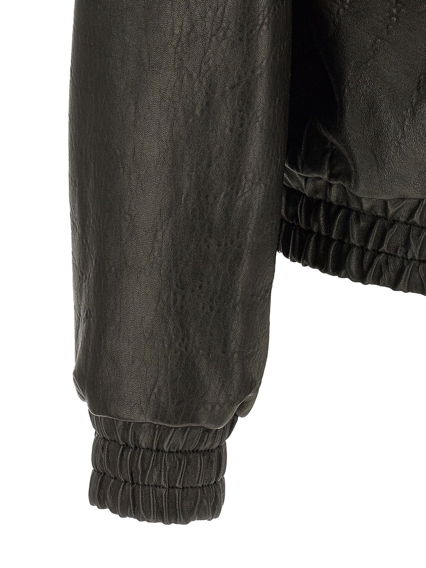 Saint Laurent Black Lamb Leather Leather Jacket
