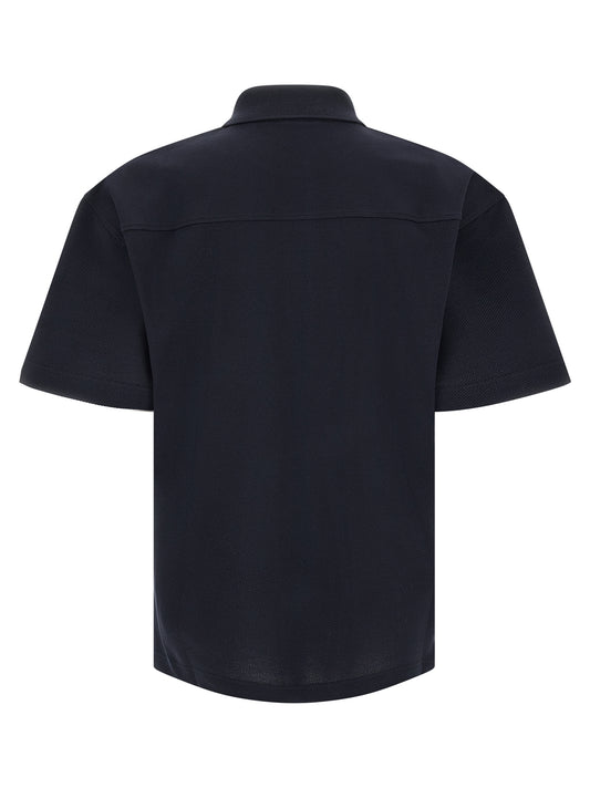 Saint Laurent Blue Cotton Polo Shirt