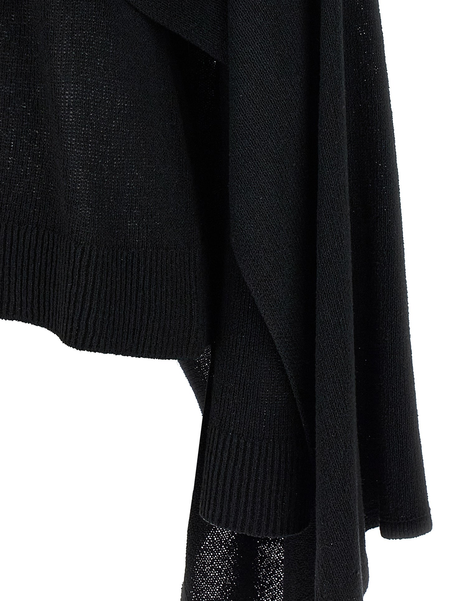 TOTEME Black Silk Cardigan
