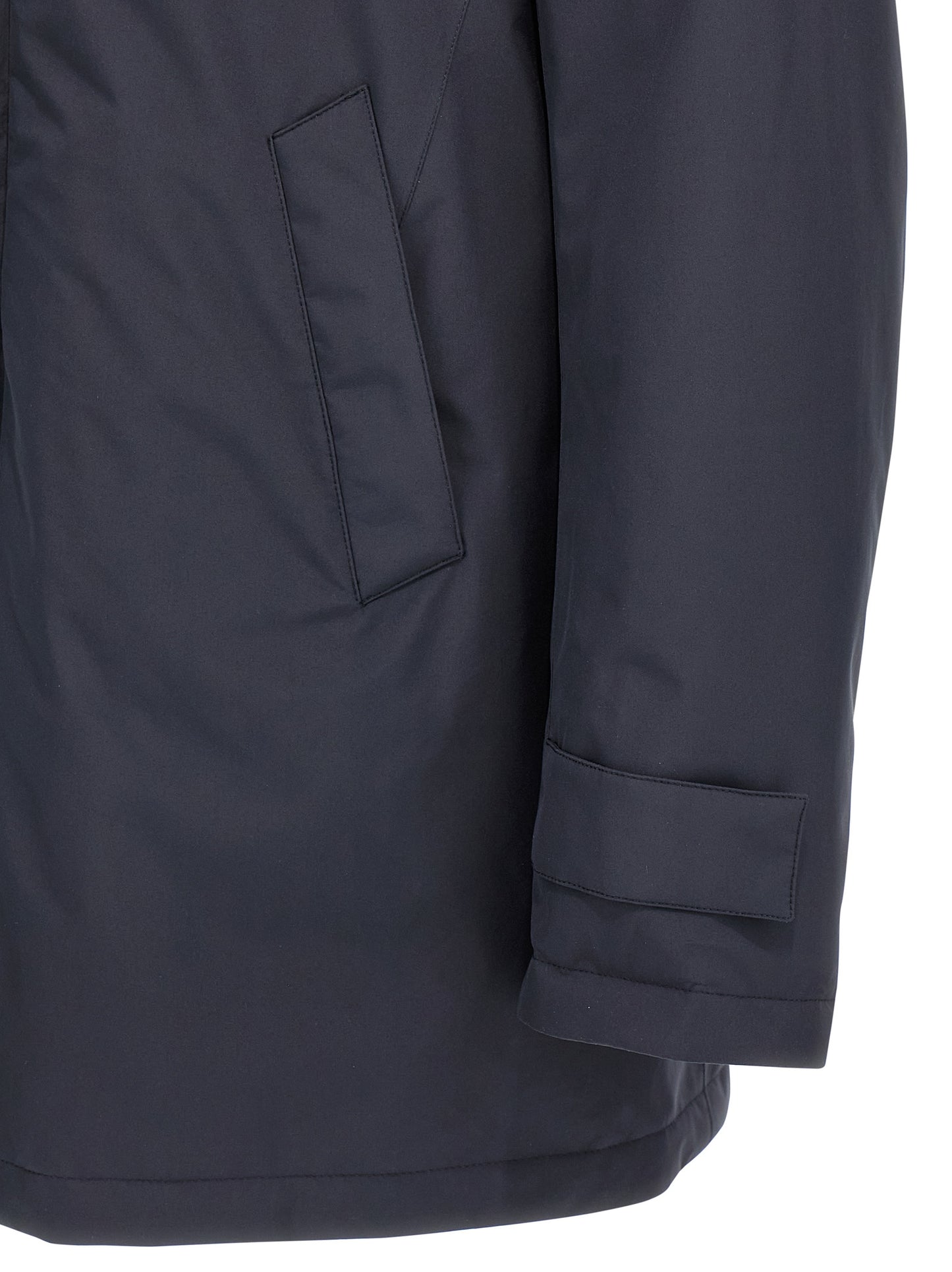 Herno Blue Polyester Parka
