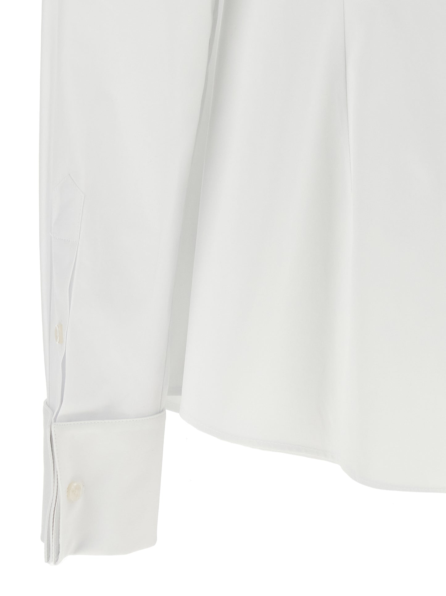 Dolce & Gabbana White Cotton Blouse