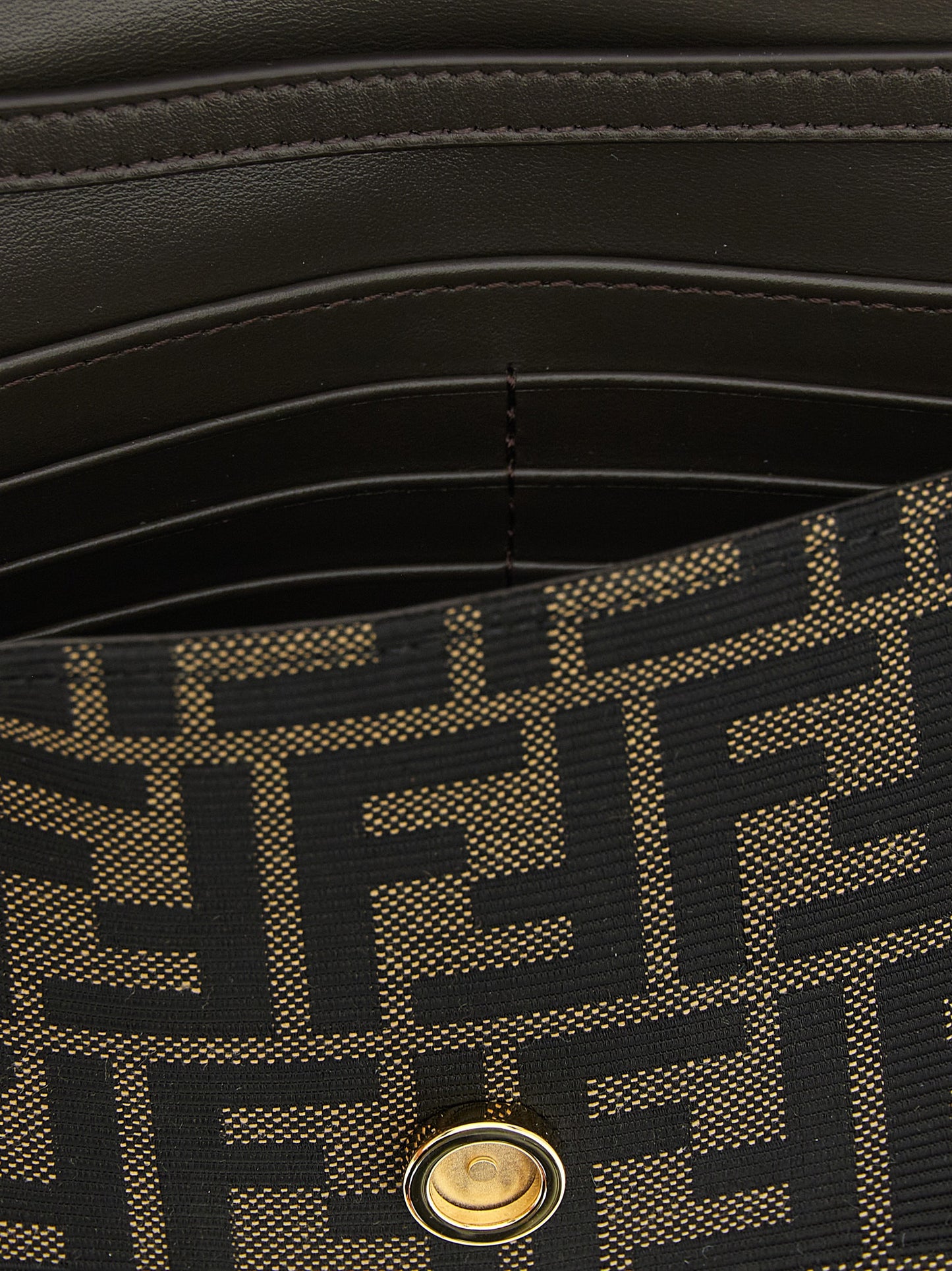 Fendi Brown Polyester Cardholder