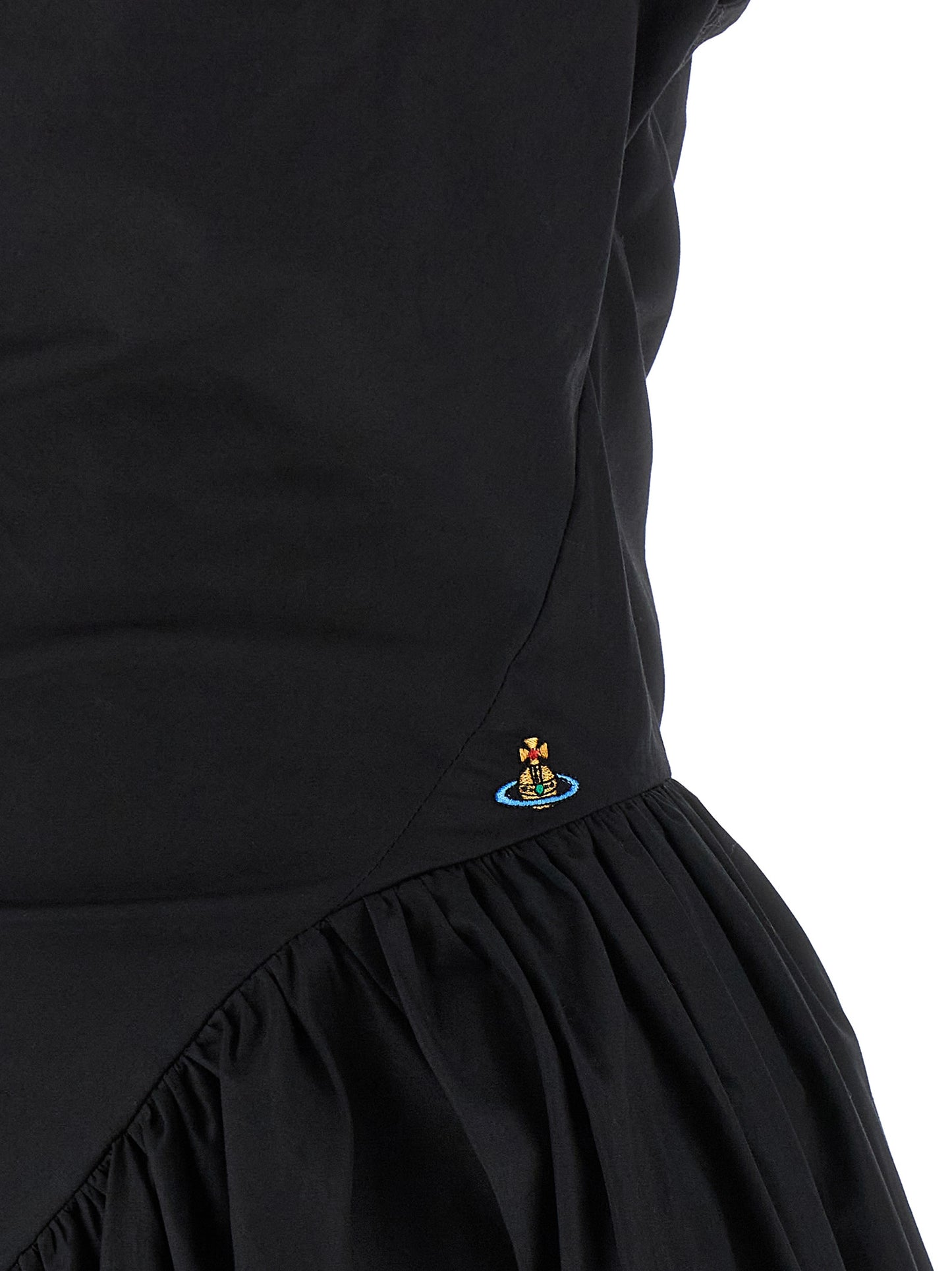 Vivienne Westwood Black Cotton Short Dress