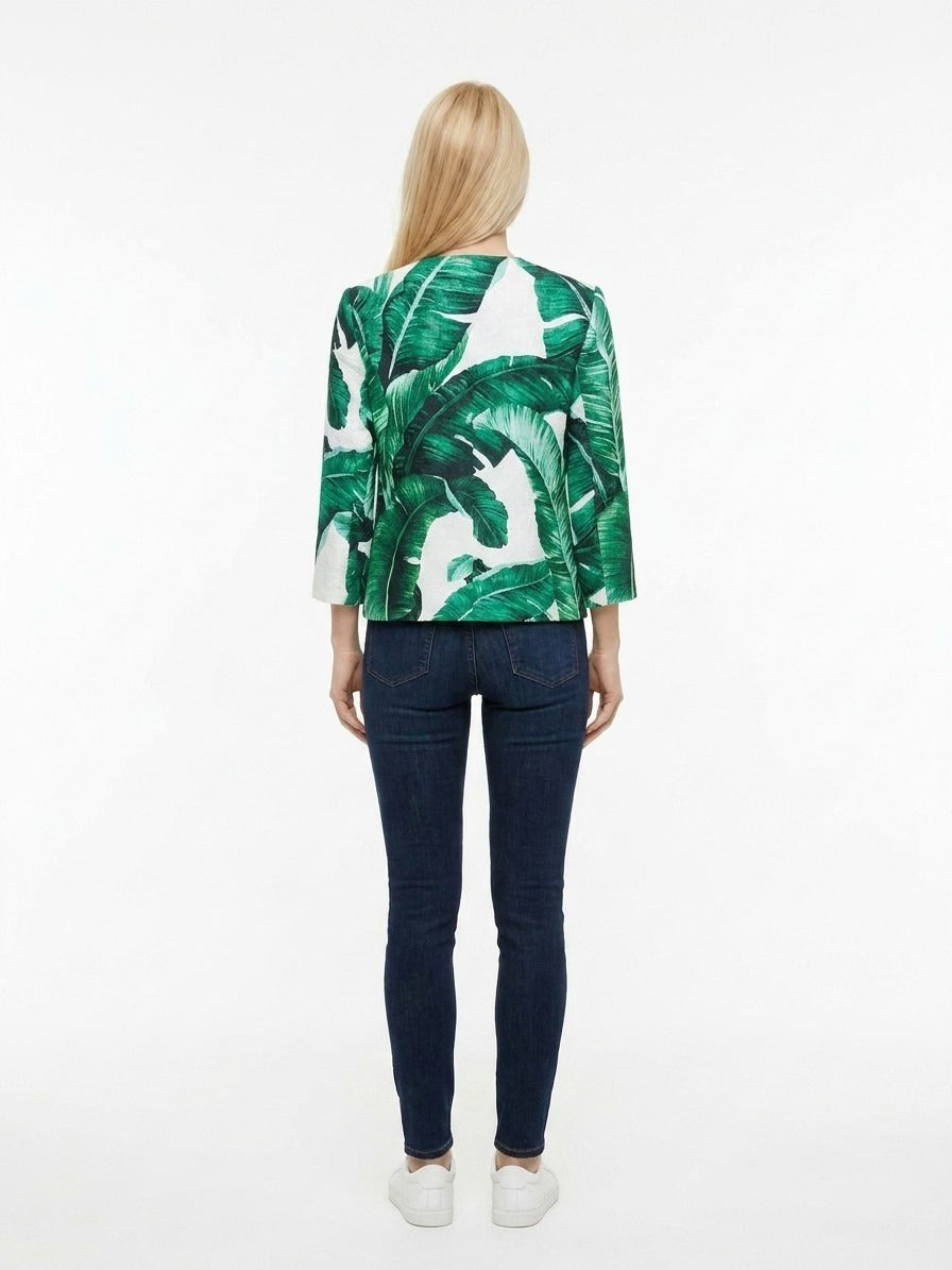 Dolce & Gabbana Bicolor Acetate Full-Length Jacket