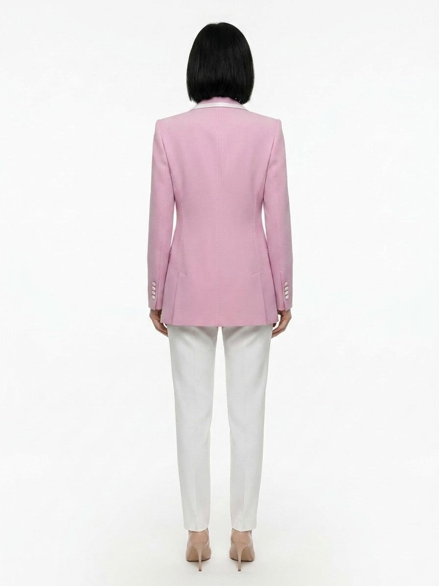Dolce & Gabbana Pink Elastane Jacket