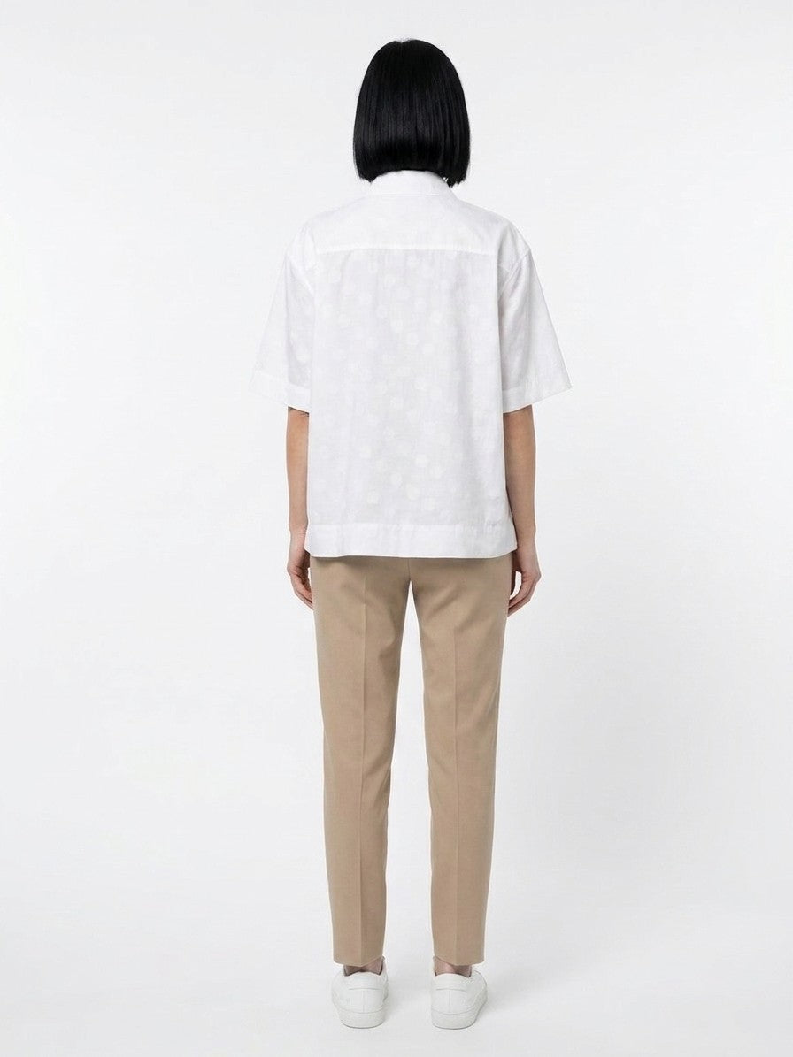 Dolce & Gabbana White Cotton Shortsleeve Shirt