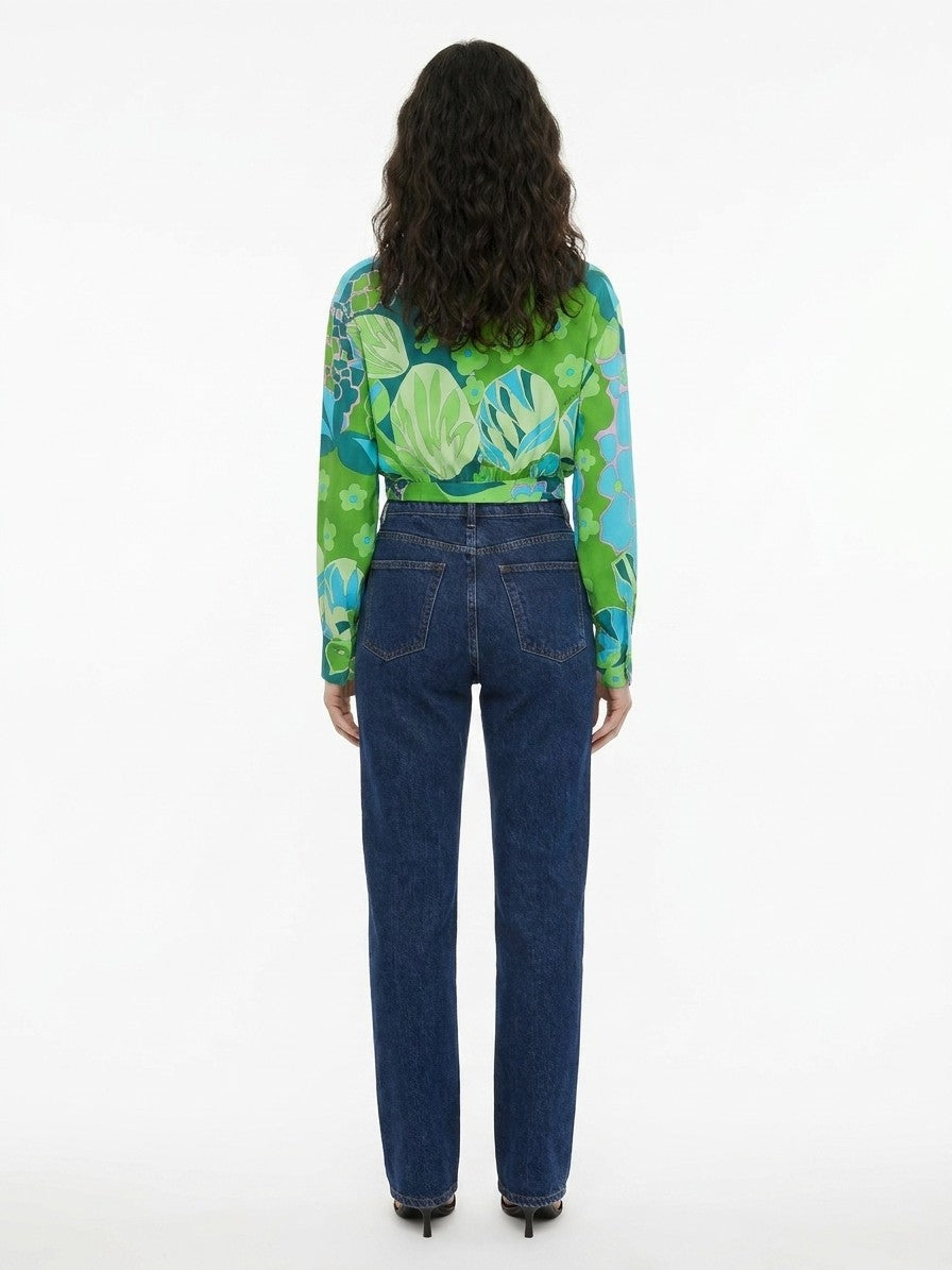 Dolce & Gabbana Multicolor Elastane Blouse