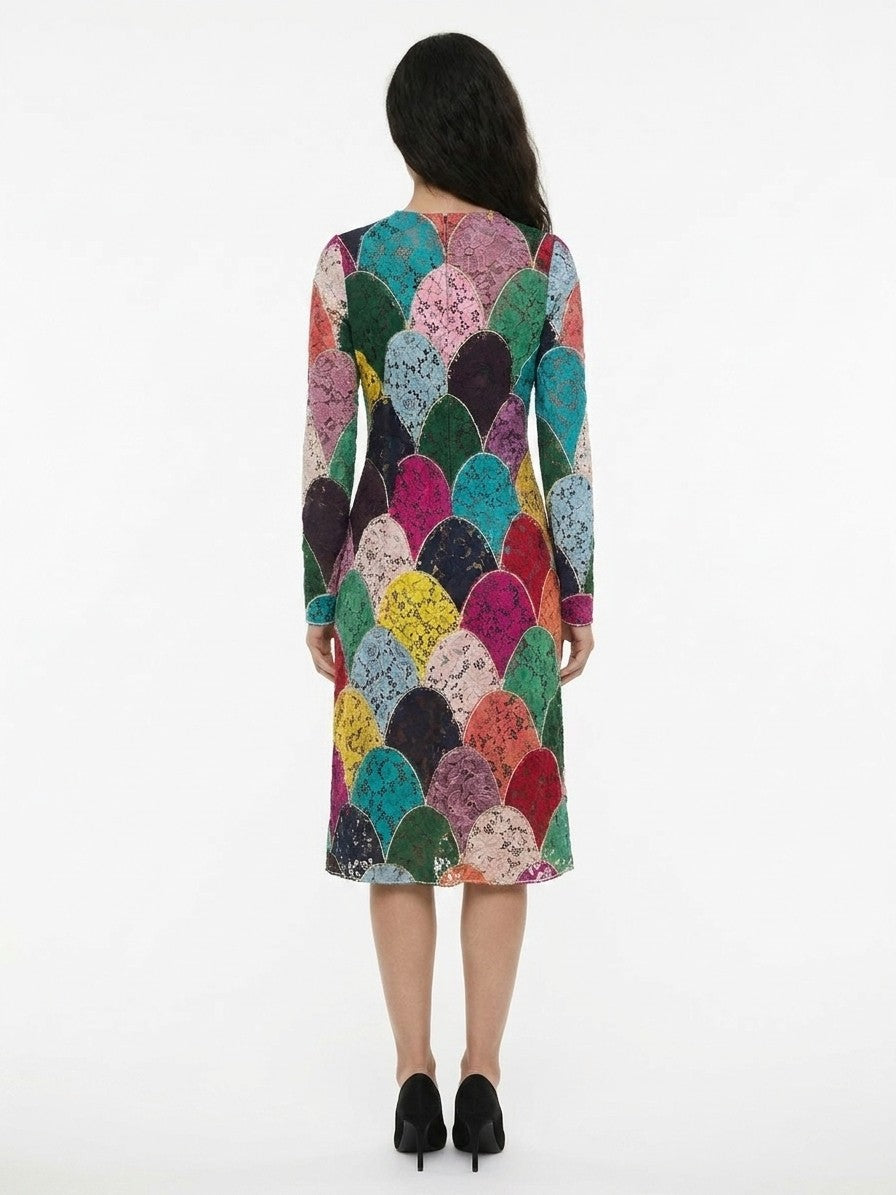 Dolce & Gabbana Multicolor Cotton Casual Dress