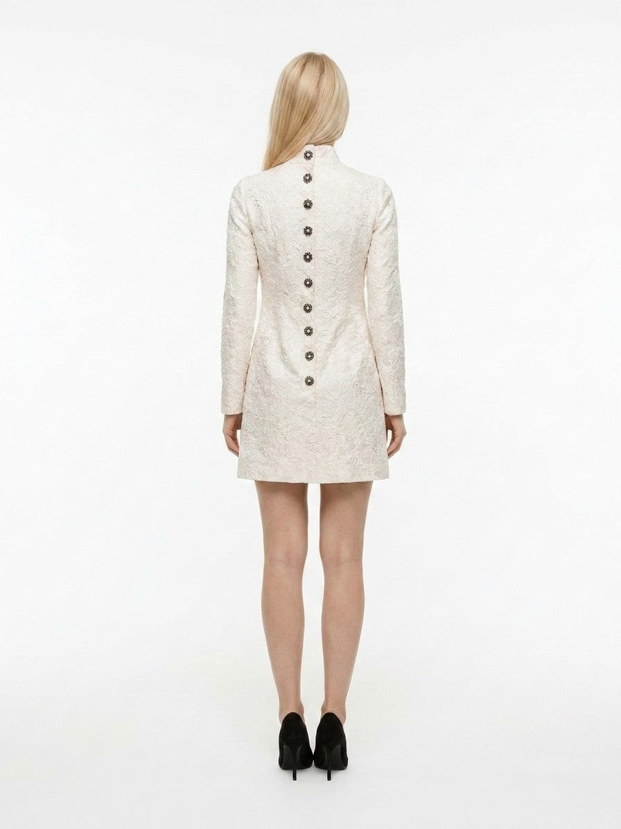 Dolce & Gabbana White Cotton Cocktail Dress