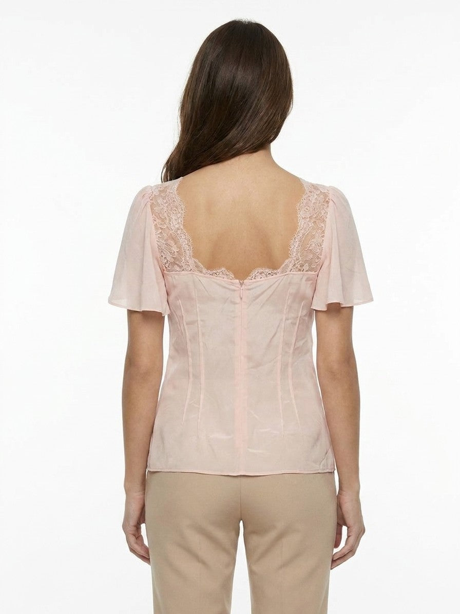 Dolce & Gabbana Pink Elastane T-Shirt