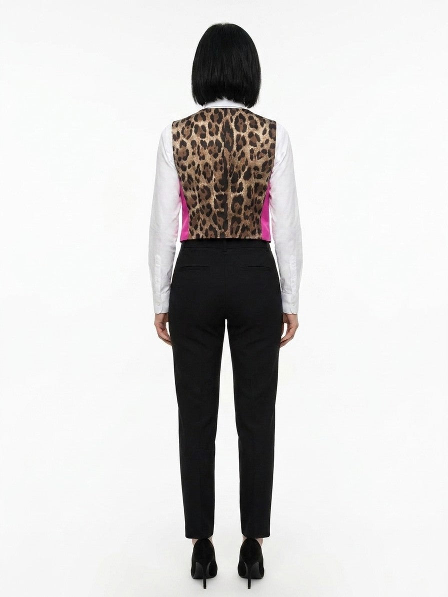 Dolce & Gabbana Pink Polyamide Waistcoat