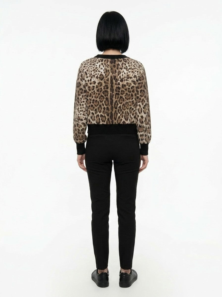 Dolce & Gabbana Brown Cotton Sweatshirt