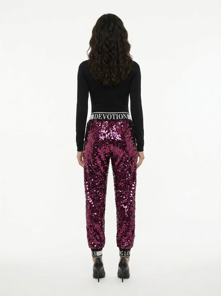 Dolce & Gabbana Multicolor Polyester Casual Pants
