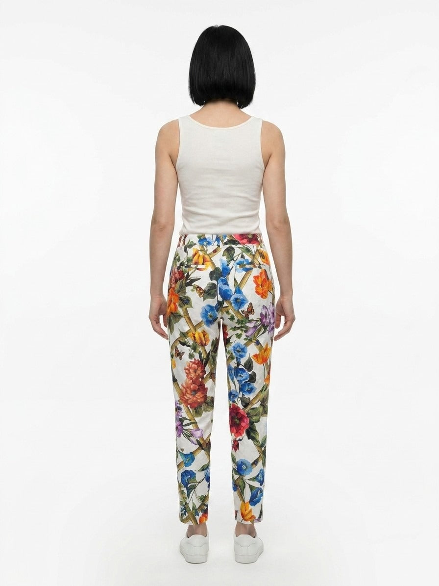 Dolce & Gabbana Multicolor Cotton Casual Pants