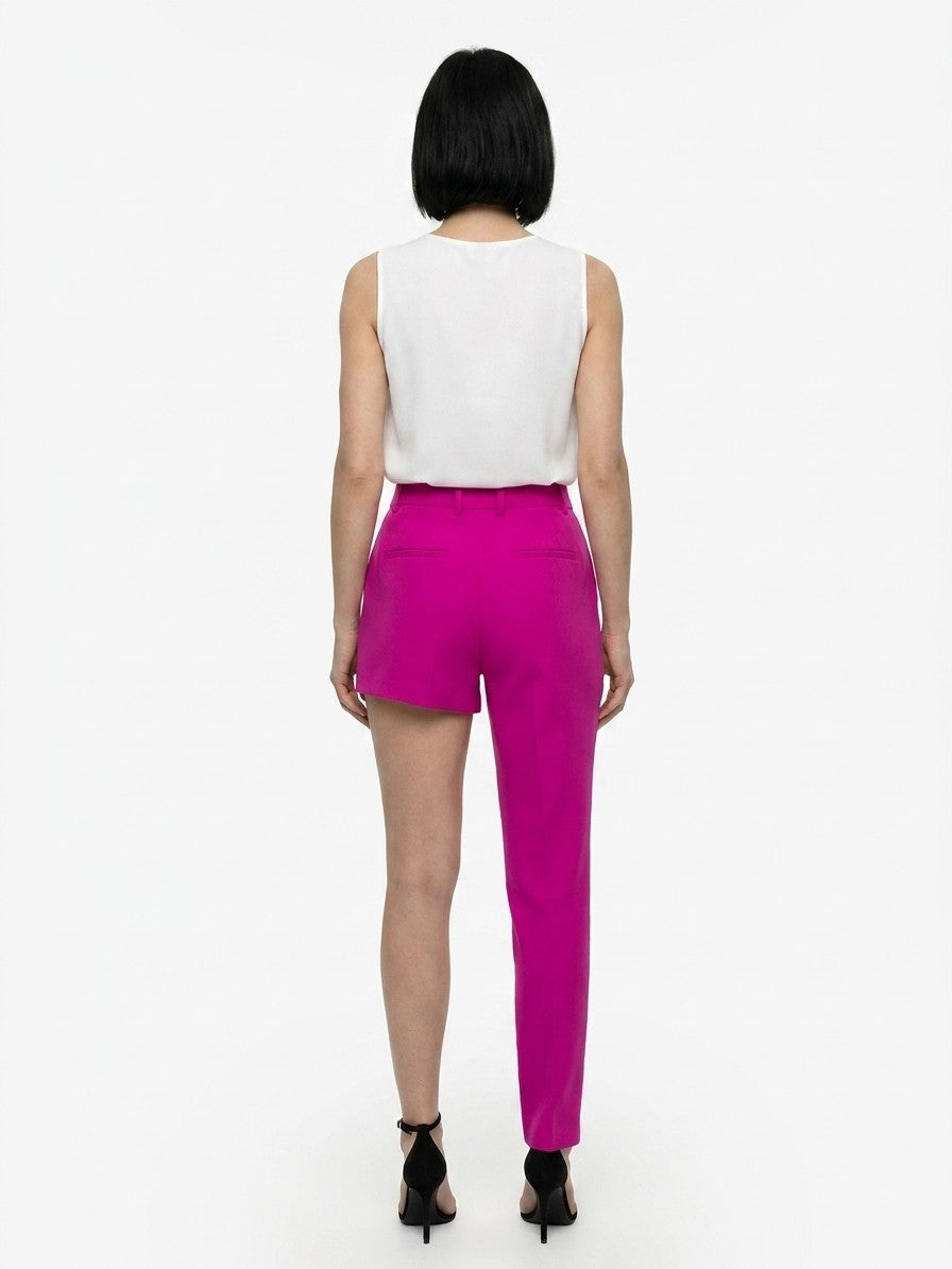 Dolce & Gabbana Pink Virgin Wool Casual Pants