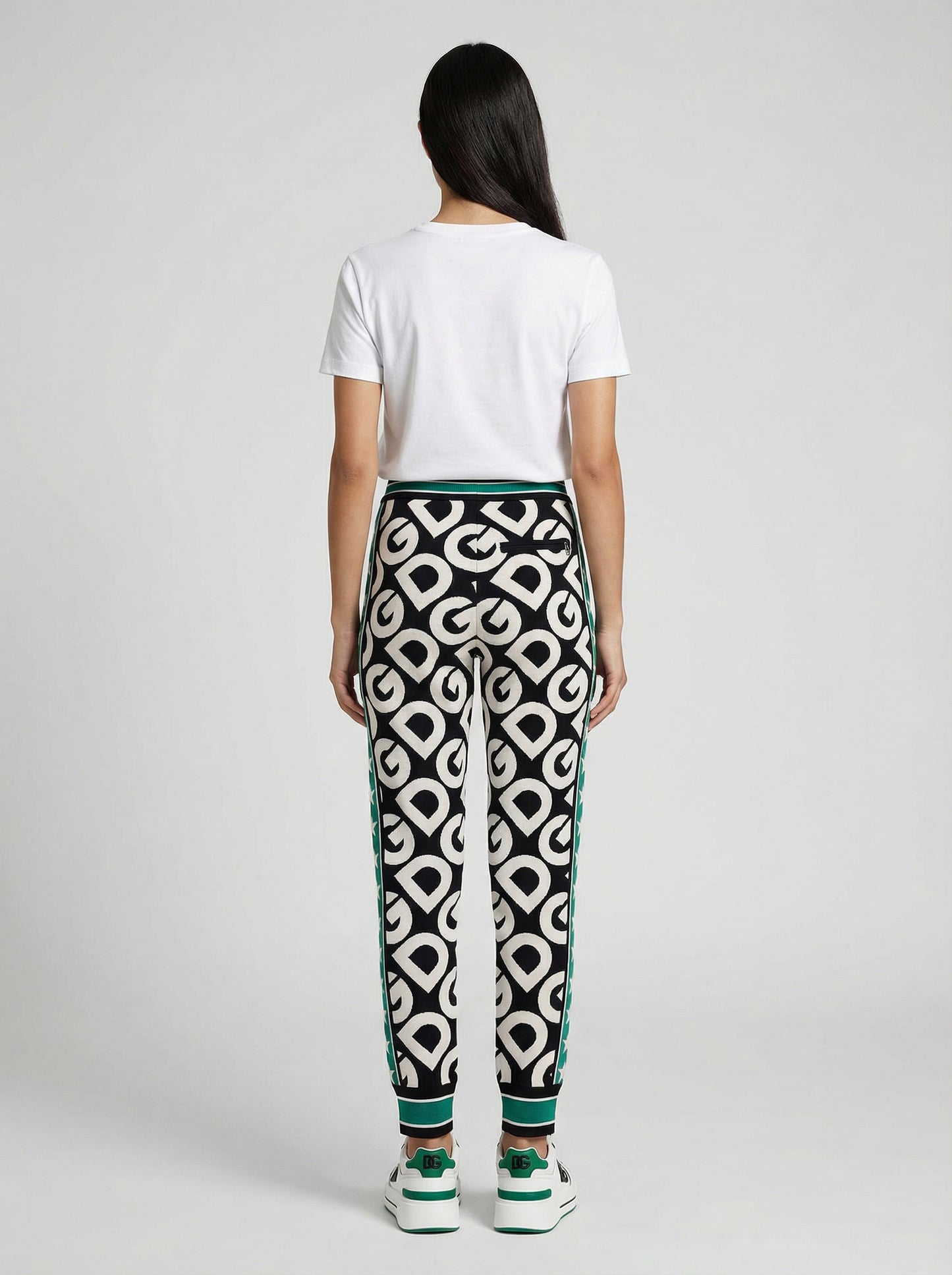 Dolce & Gabbana Multicolor Polyamide Joggers (Workout Pants)