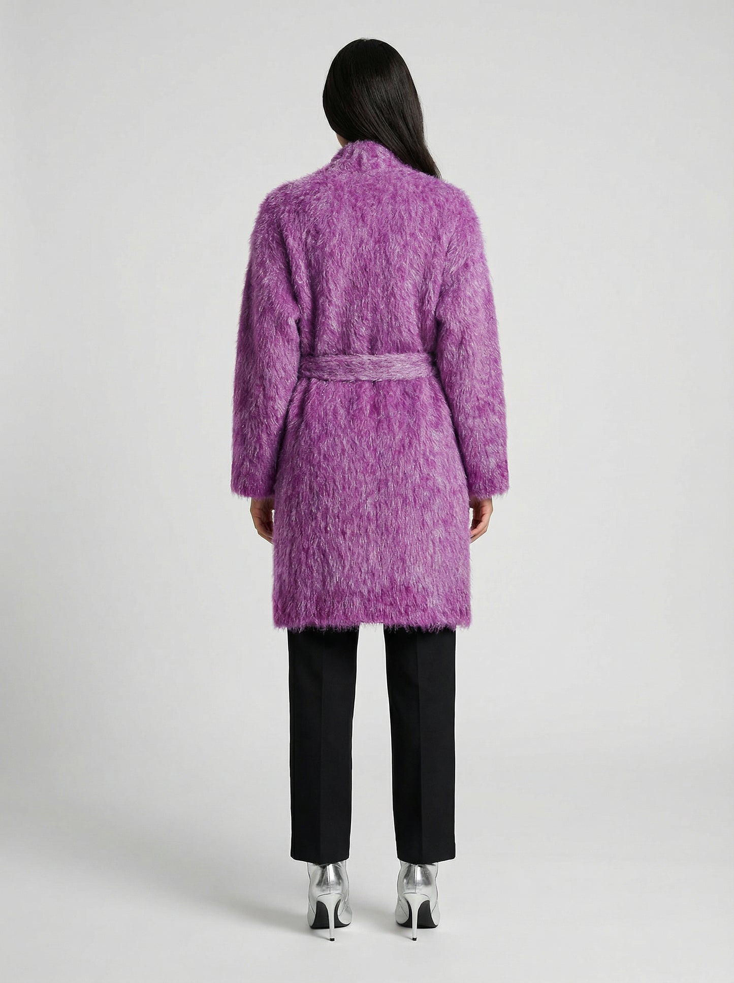 Dolce & Gabbana Purple Polyamide Cardigan