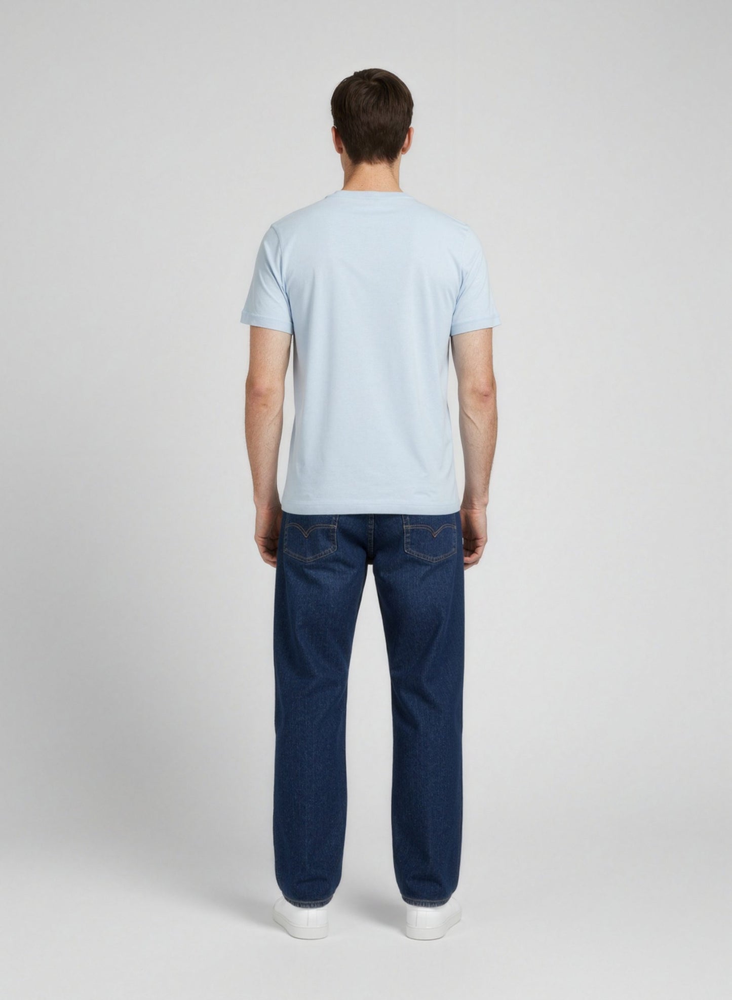 Balmain Blue Cotton T-Shirt