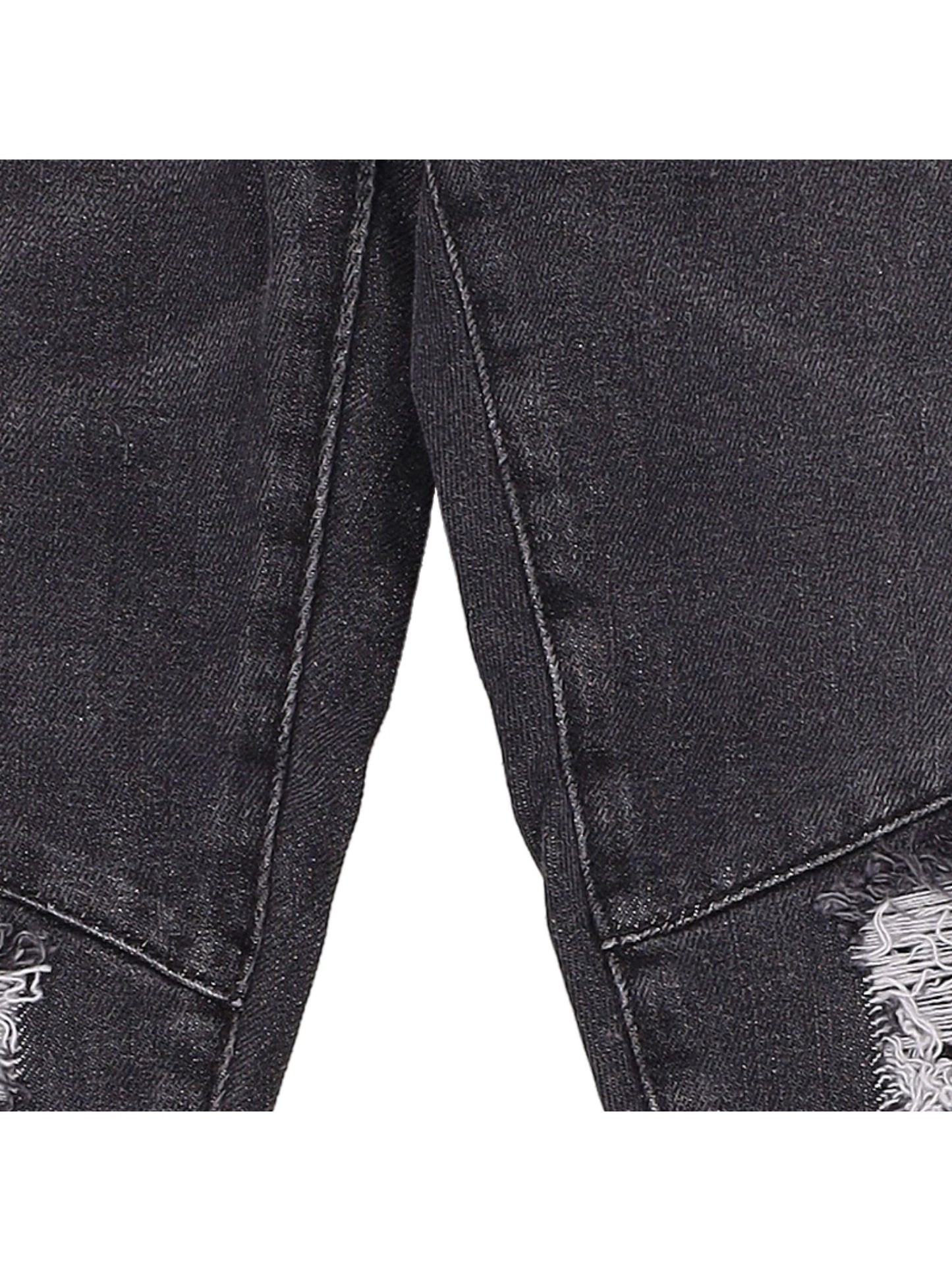 Balmain Black Cotton Slim Fit Jeans