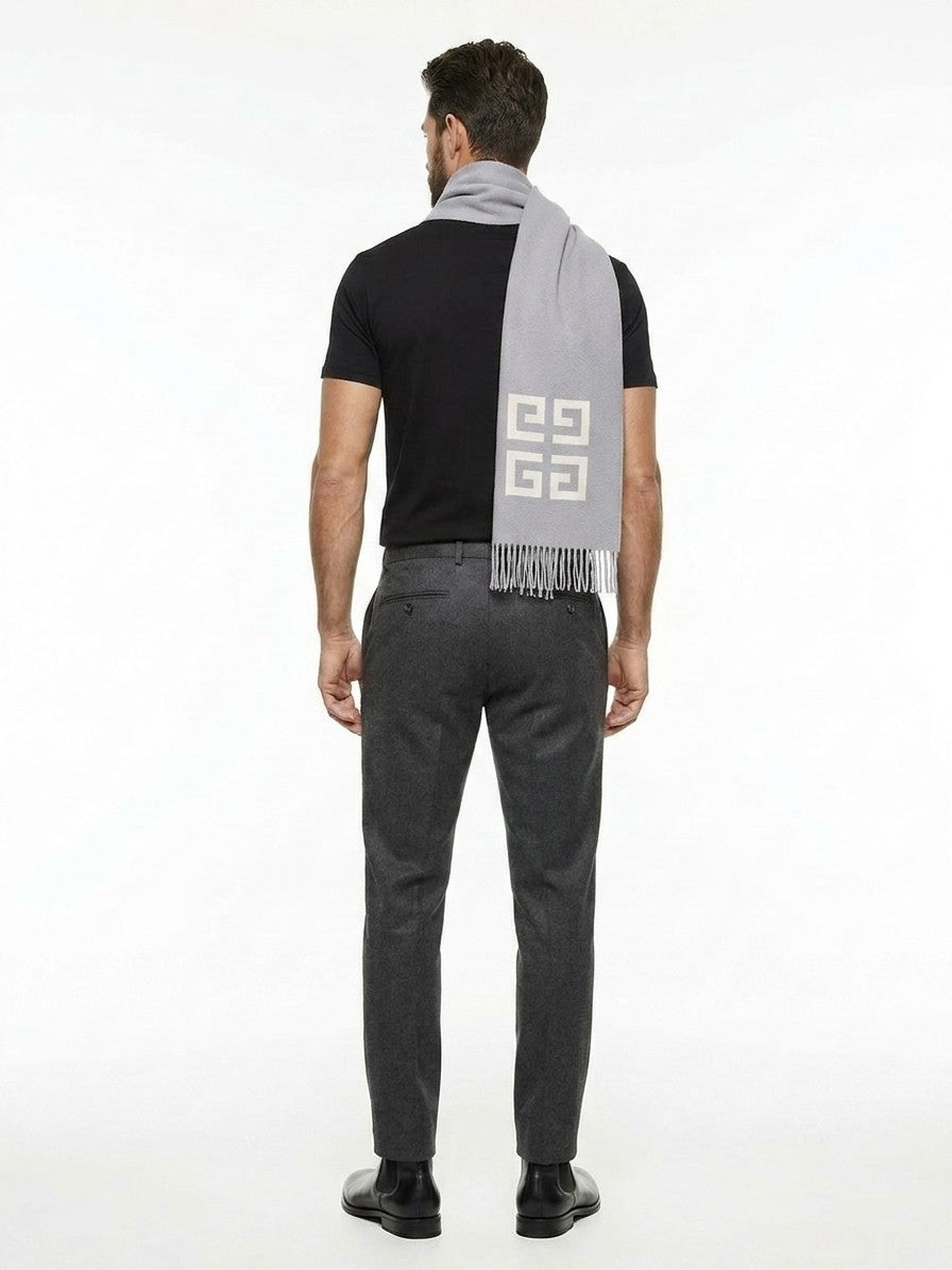 Givenchy Bicolor Virgin Wool Scarf