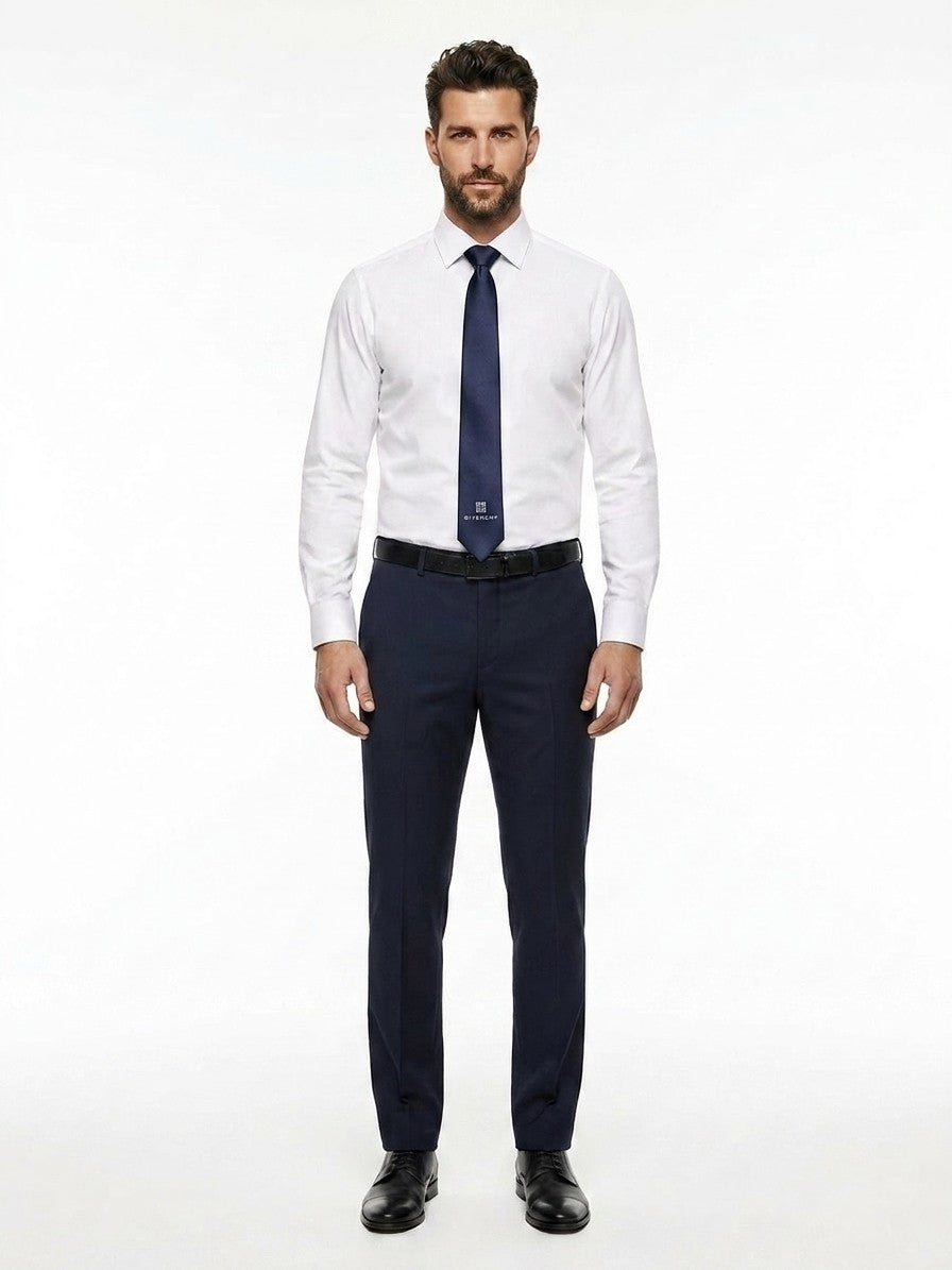 Givenchy Blue Silk Tie