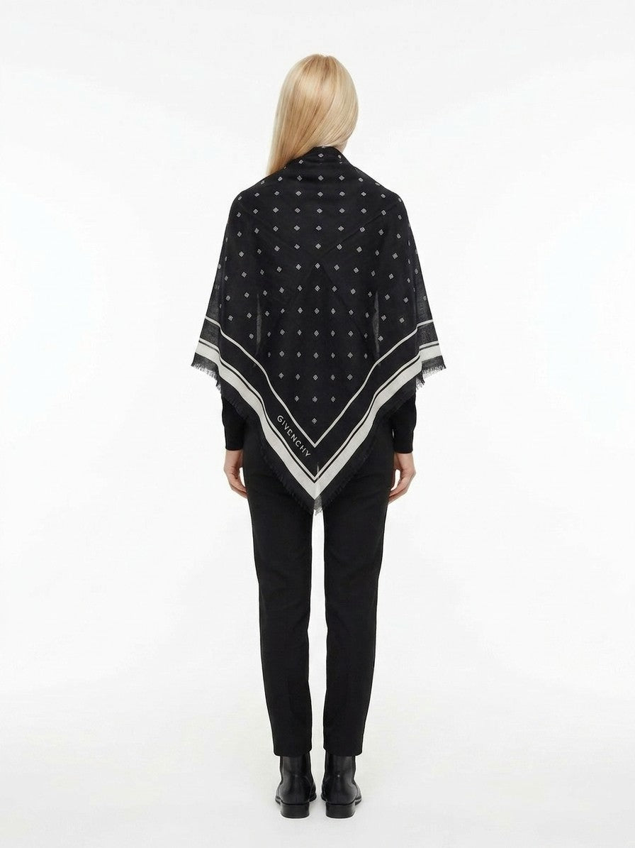Givenchy Bicolor Cashmere Scarf
