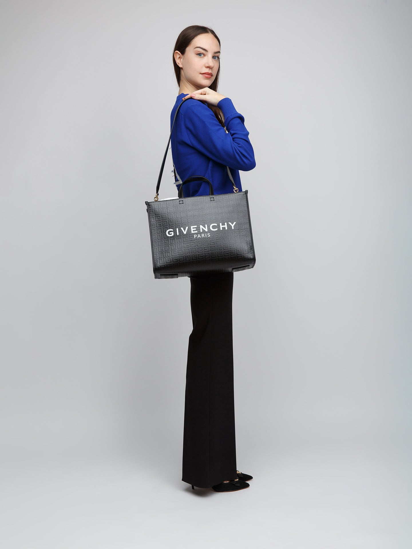 Givenchy Black Cotton Tote Bag