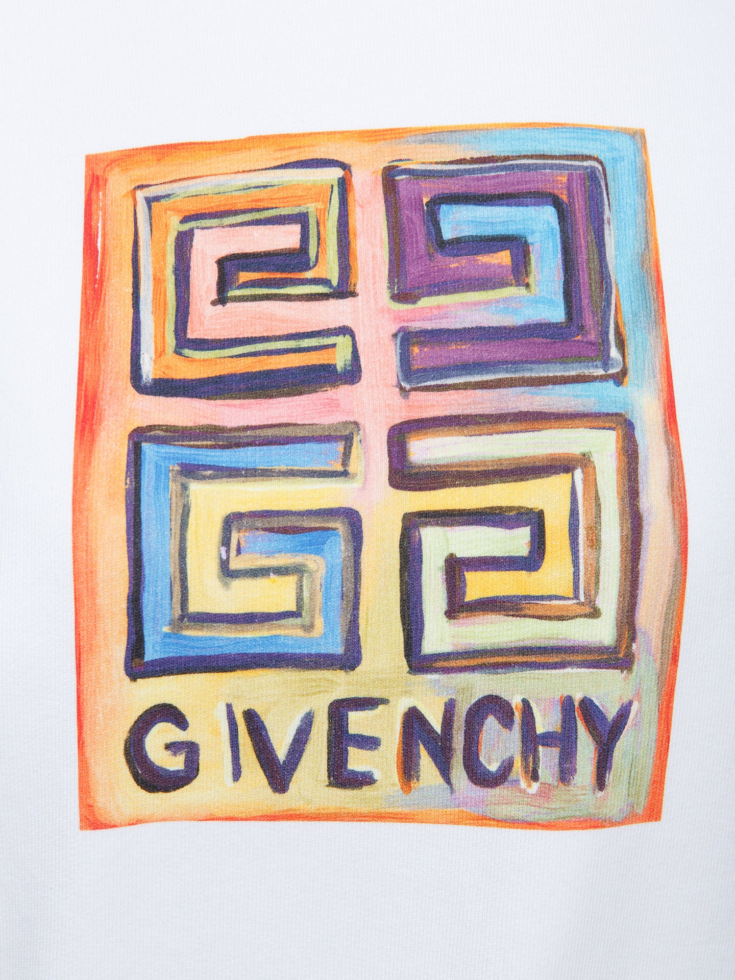 Givenchy White Cotton Sweatshirt