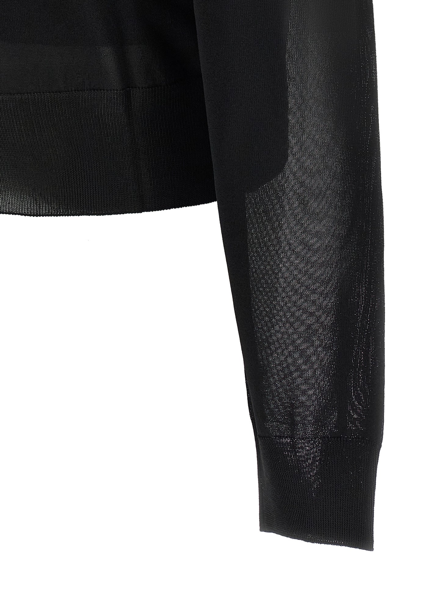 Fendi Black Viscose Cardigan