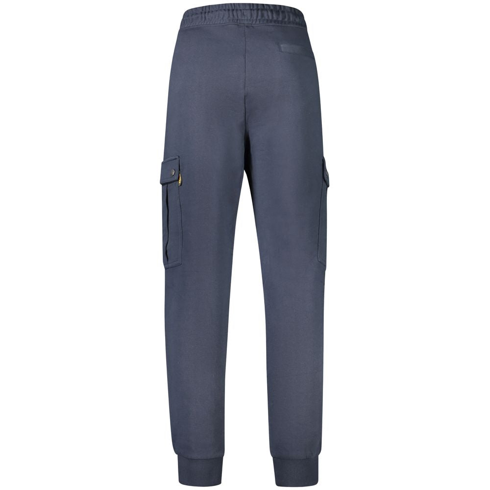 Hugo Boss Blue Cotton Men's Trouser