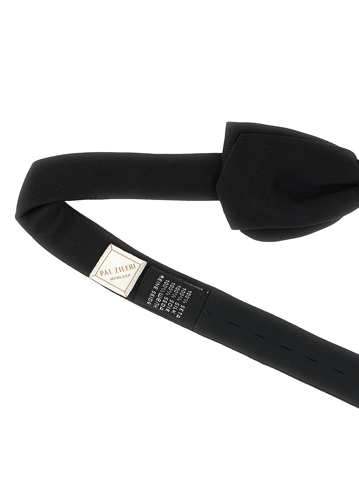 Pal Zileri Black Silk Bowtie