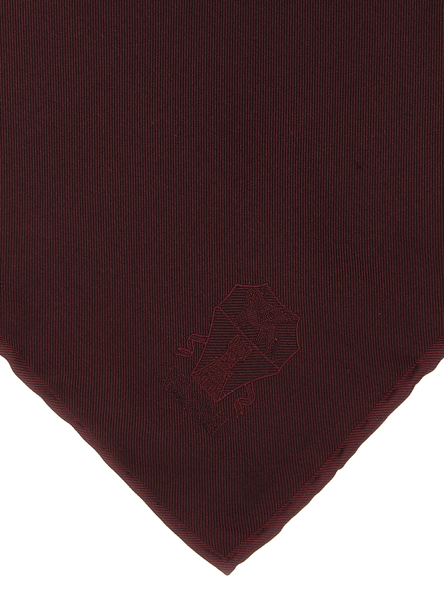 Brunello Cucinelli Bordeaux Silk Other Accessories