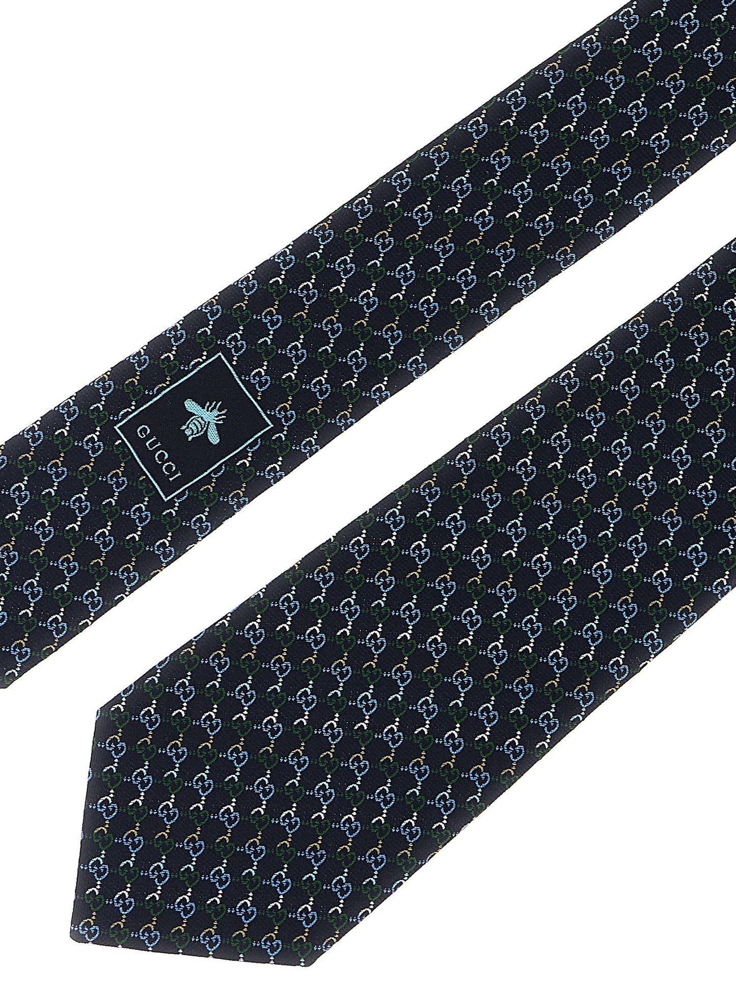 Gucci Blue Silk Tie