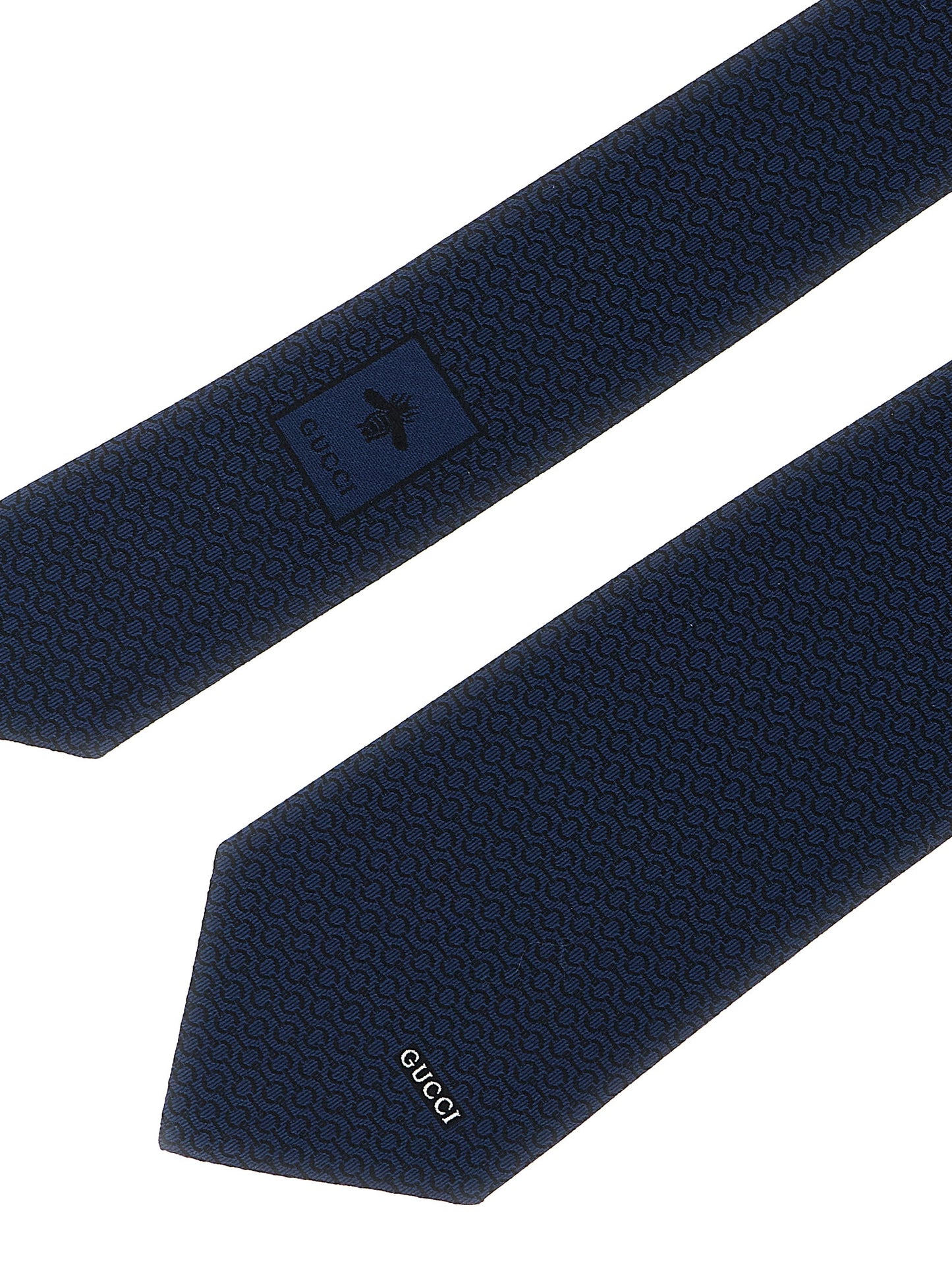 Gucci Blue Silk Tie