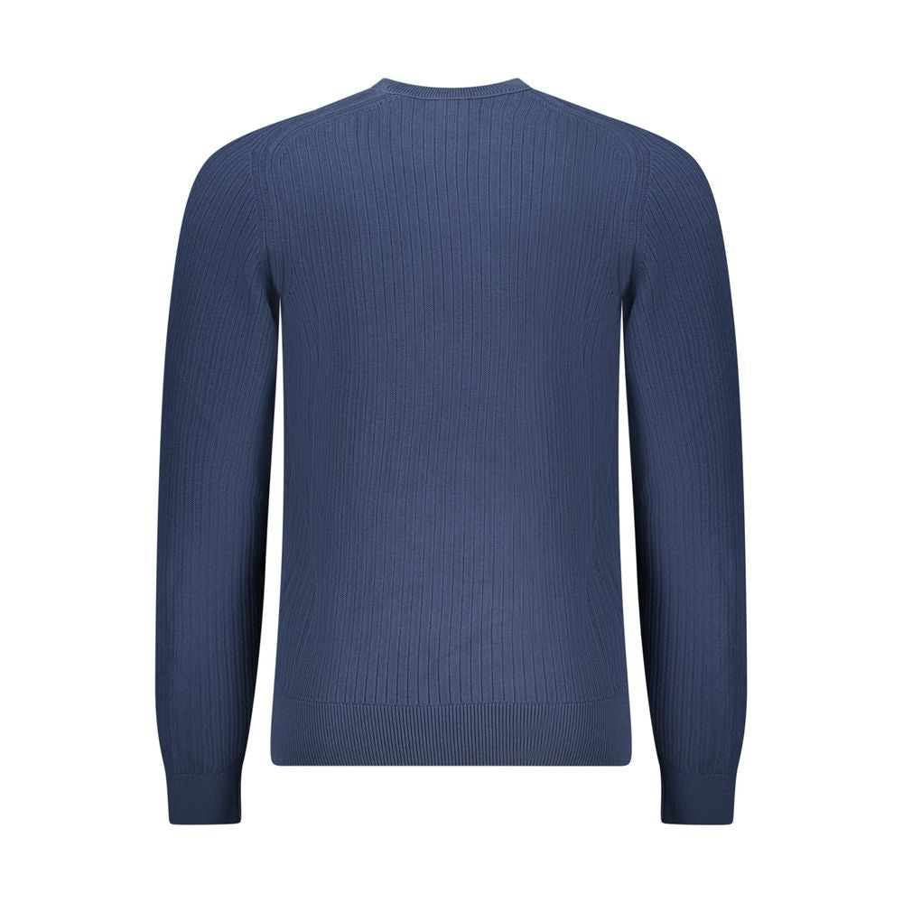 Hugo Boss Blue Cotton Sweatshirt