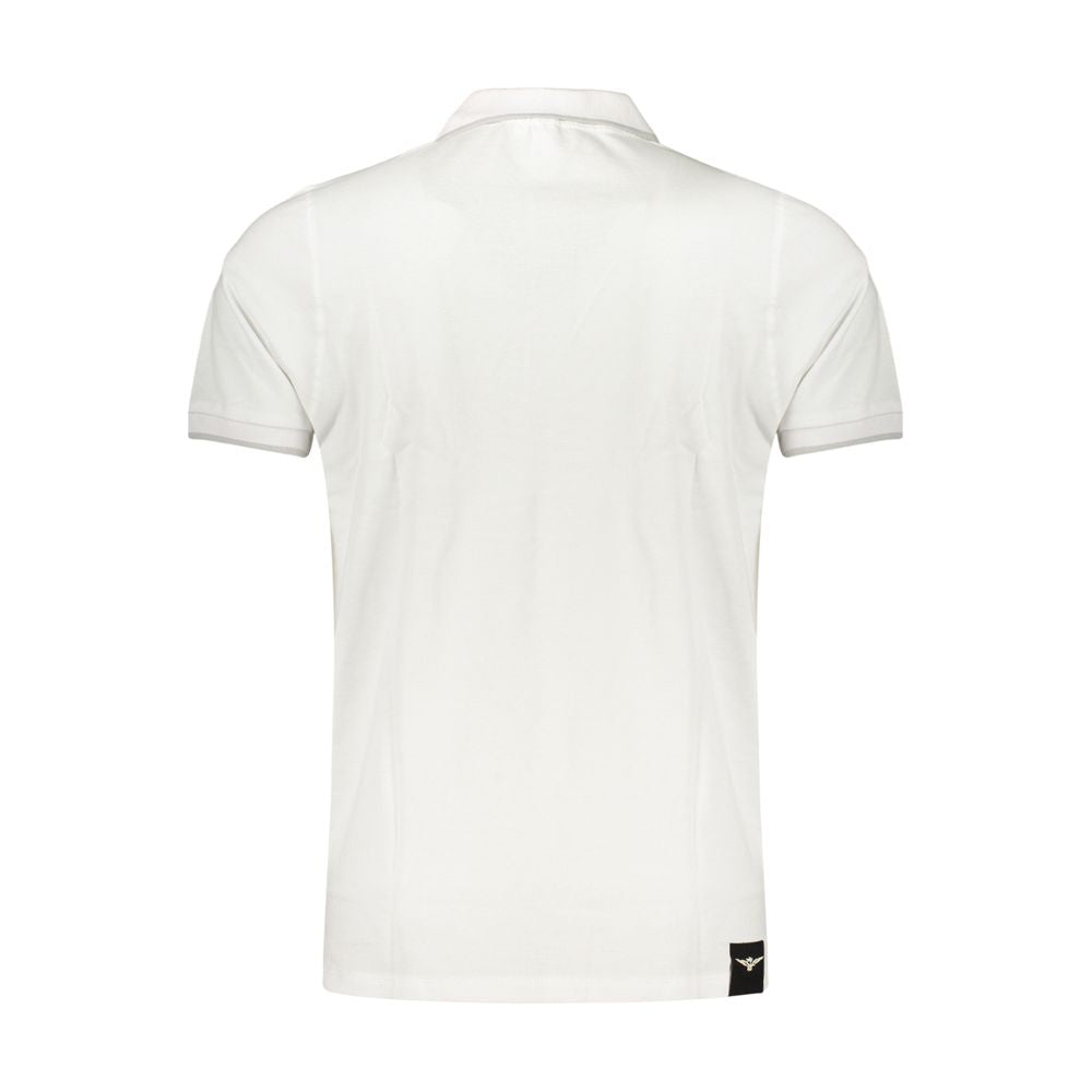 Accademia Militare White Cotton Polo Shirt