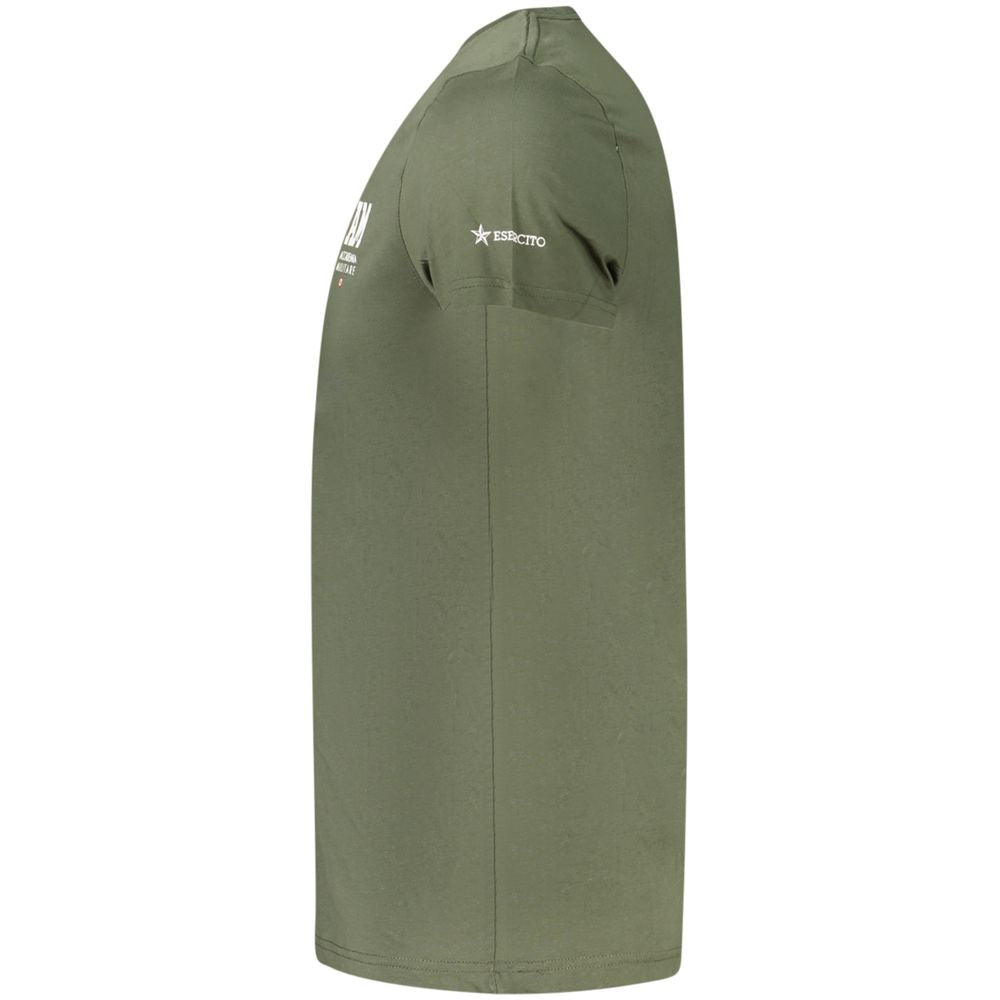 Accademia Militare Green Cotton T-Shirt