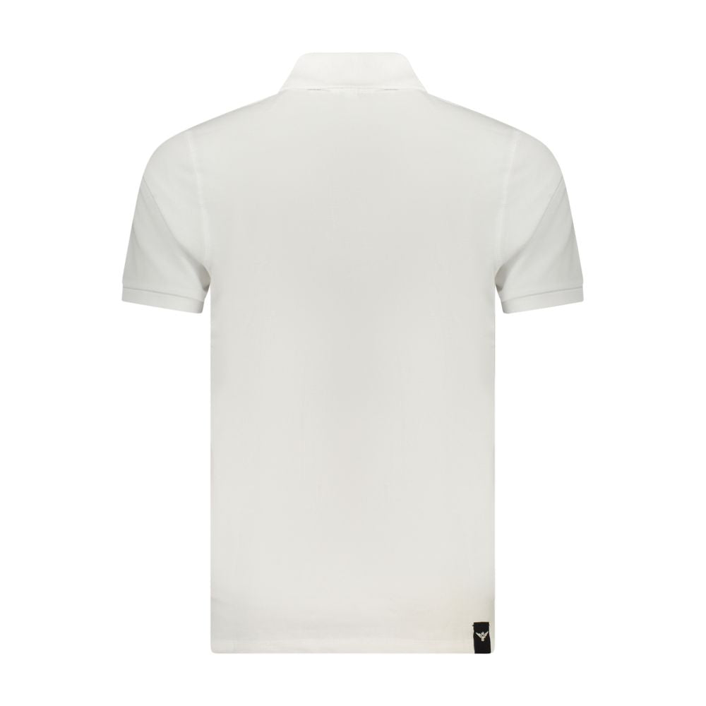 Accademia Militare White Cotton Polo Shirt