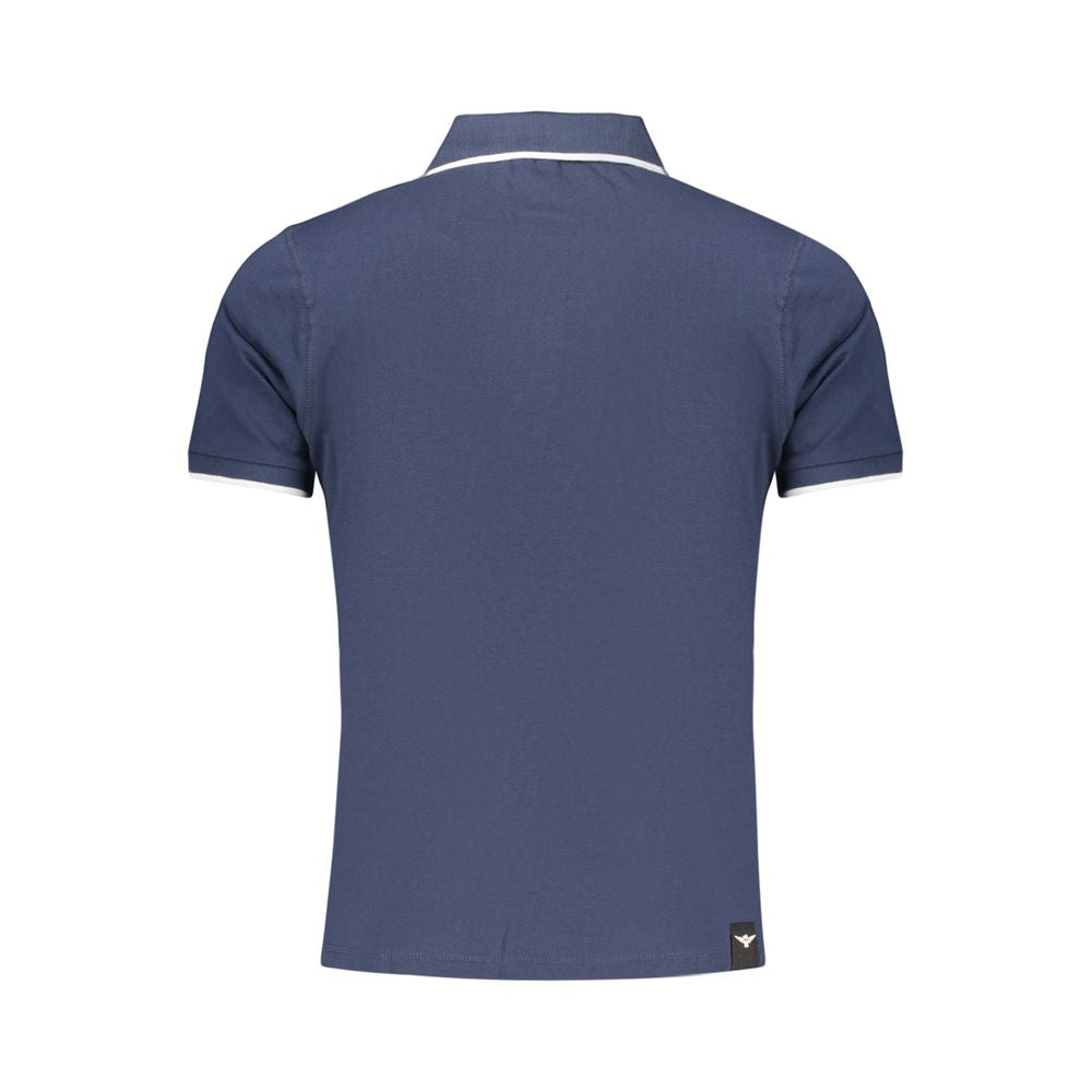Accademia Militare Blue Cotton Polo Shirt