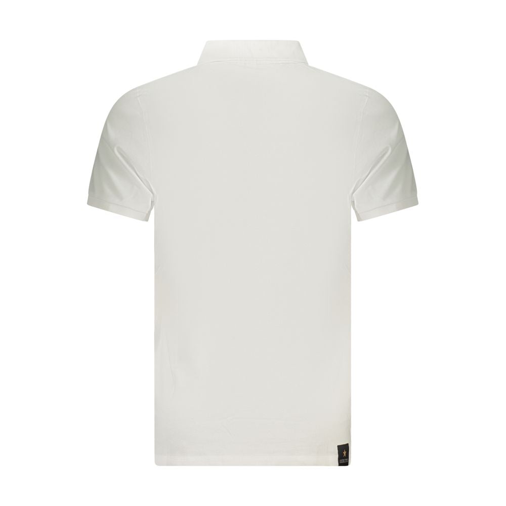 Accademia Militare White Cotton Polo Shirt