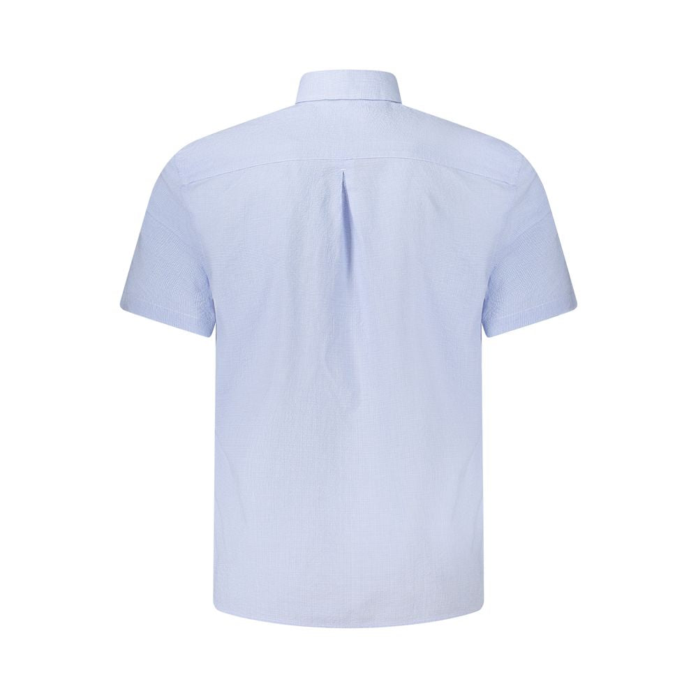 Guess Jeans Blue Cotton Shortsleeve Shirt