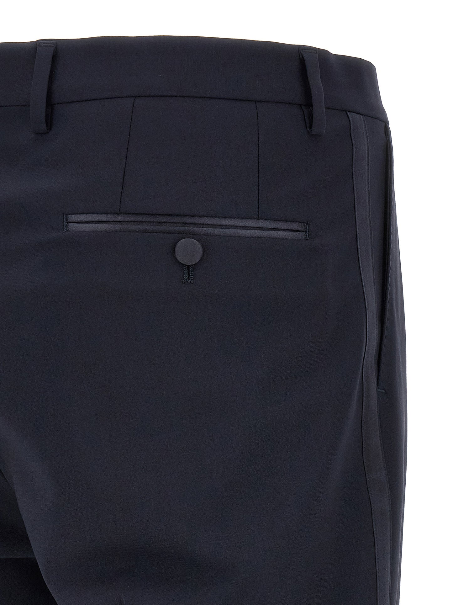 Dolce & Gabbana Blue Virgin Wool Two-Piece Suit