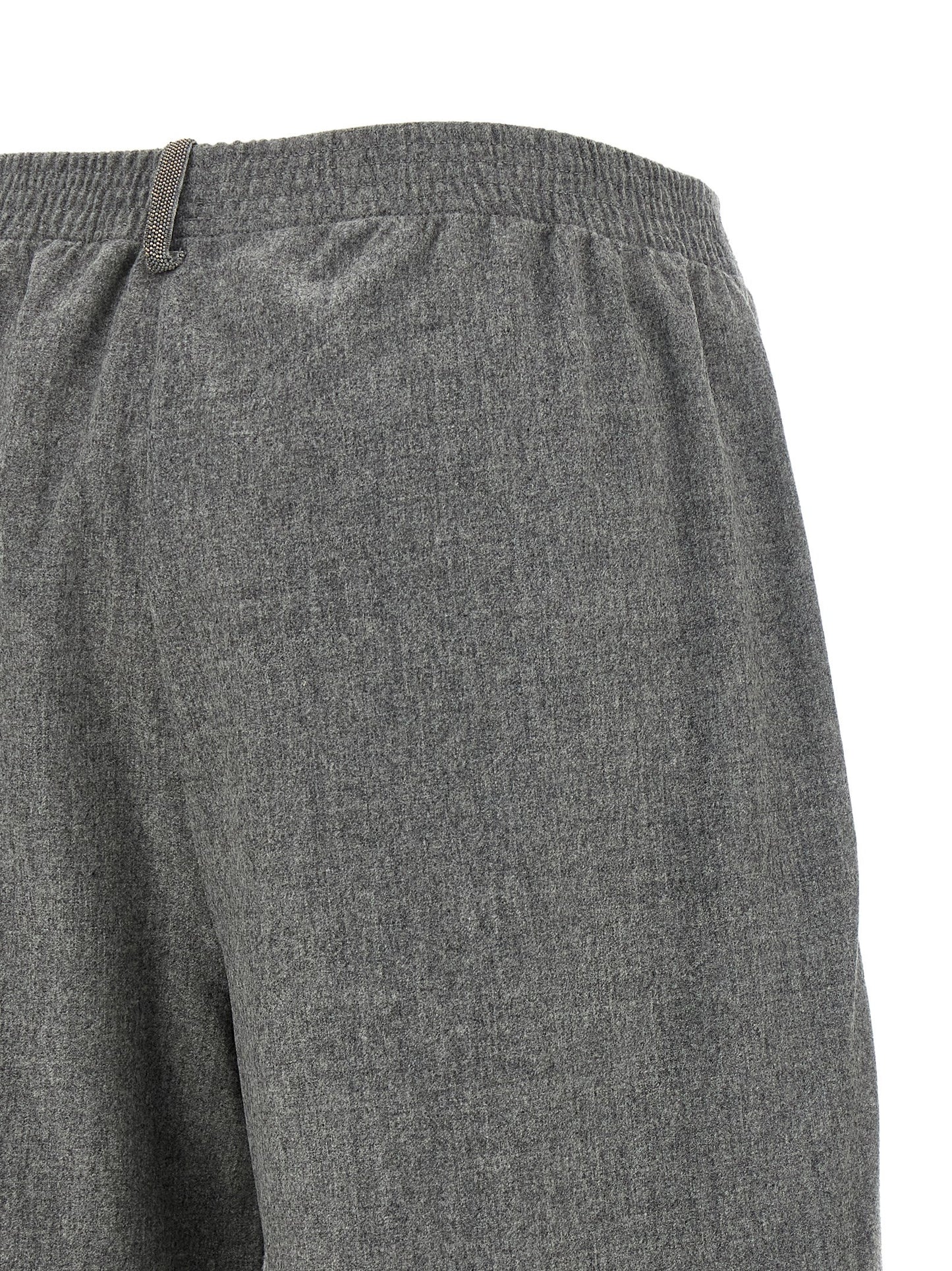Fabiana Filippi Gray Virgin Wool Cargo Pants