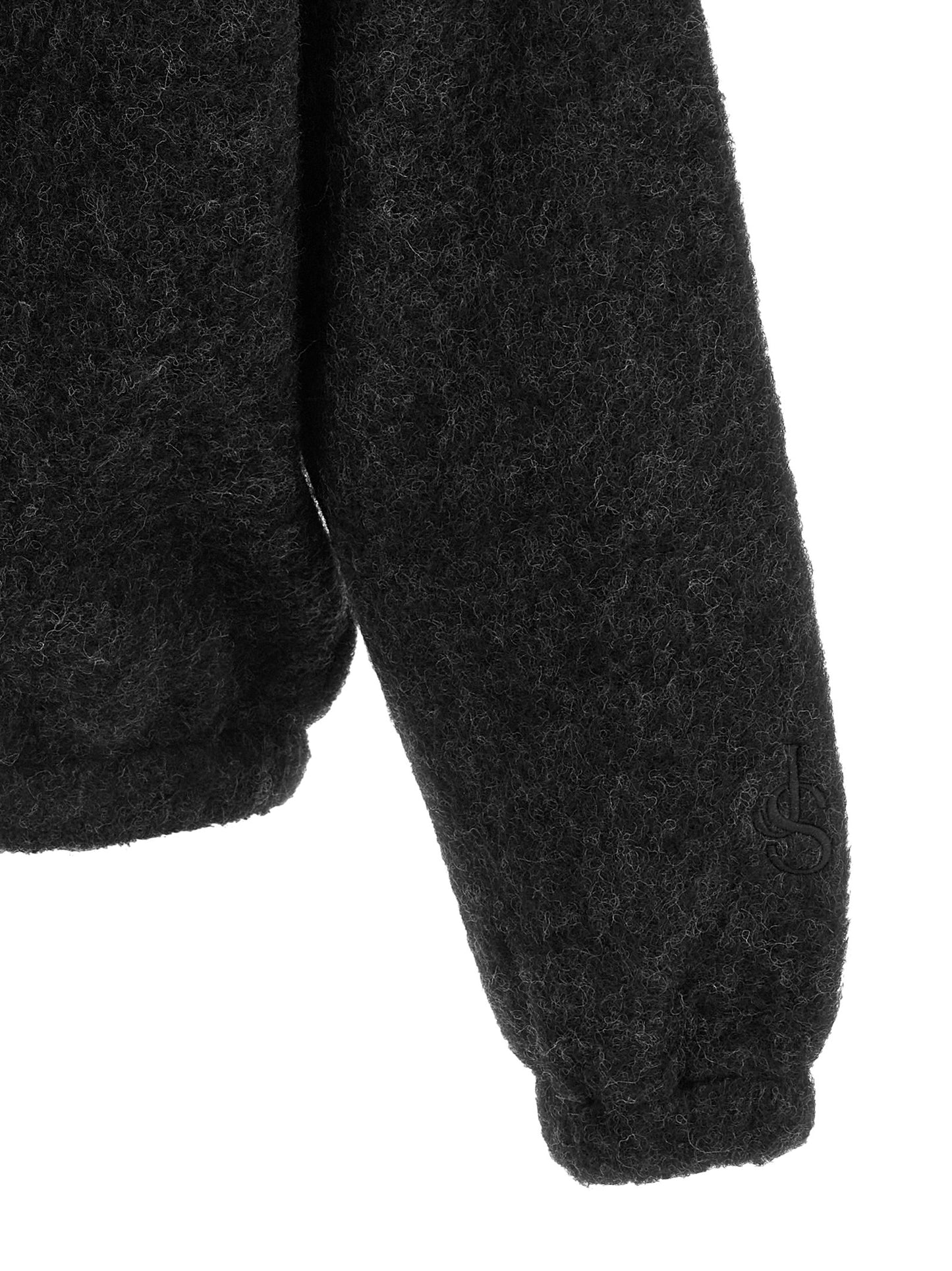 Jil Sander Gray Wool Sweatshirt