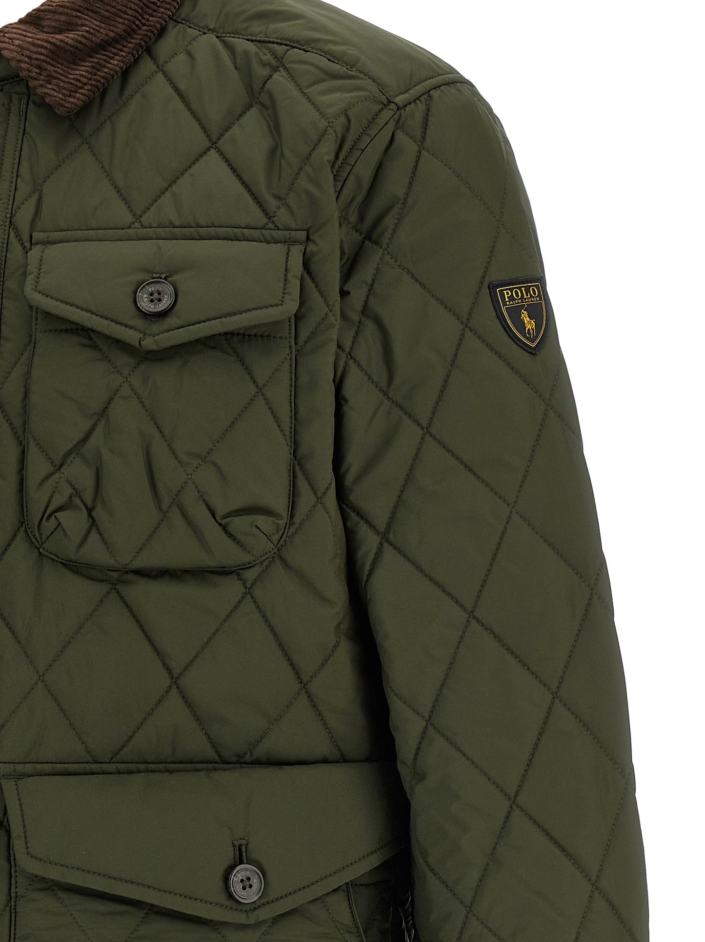 Polo Ralph Lauren Bicolor Polyester Full-Length Jacket